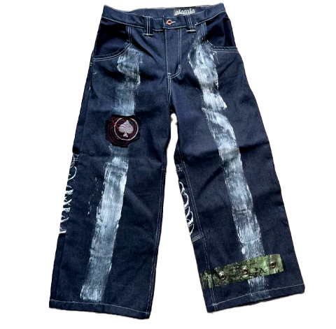 Pantalon Y2k Ojo rojo JAPAN