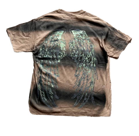 Playera Ojo rojo Beige