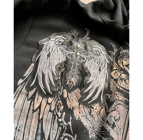 Sudadera ojo rojo Y2K VIRGEN