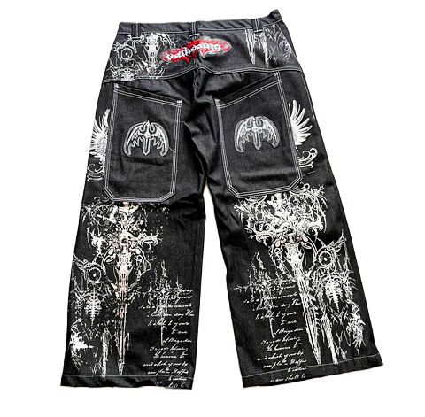 Ojo Rojo Y2K ALAS BLANCAS