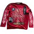 PLAYERA OJO ROJO Y2K ROJO SKELETON