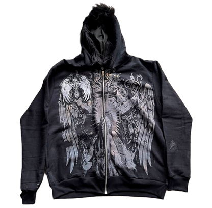 Sudadera ojo rojo Y2K VIRGEN