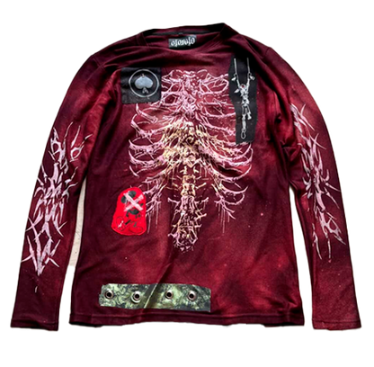 Skeleton ojo rojo red