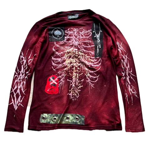 Skeleton ojo rojo red