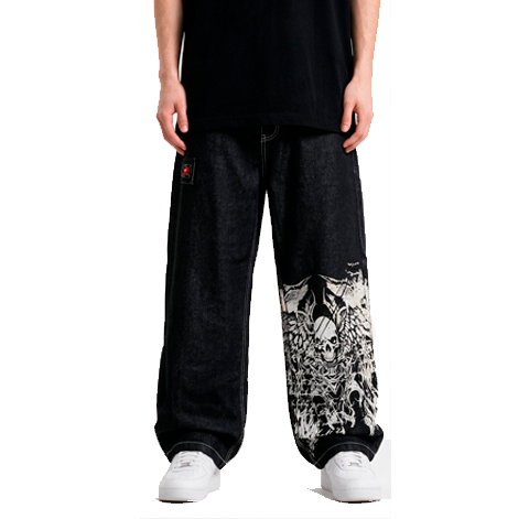 Pantalon y2k Alas Blancas