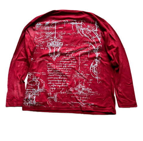 PLAYERA OJO ROJO Y2K ROJO SKELETON