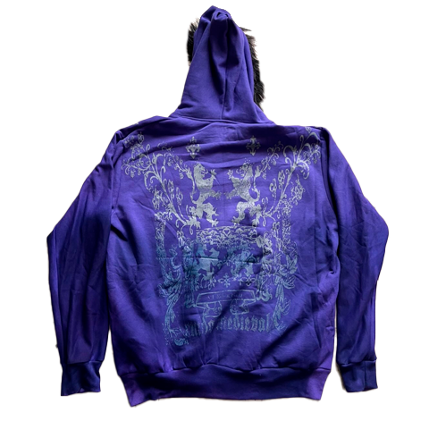 SUDADERA OJO ROJO Y2K PELUCHE
