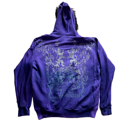 SUDADERA OJO ROJO Y2K PELUCHE