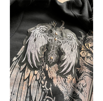 Sudadera ojo rojo Y2K VIRGEN