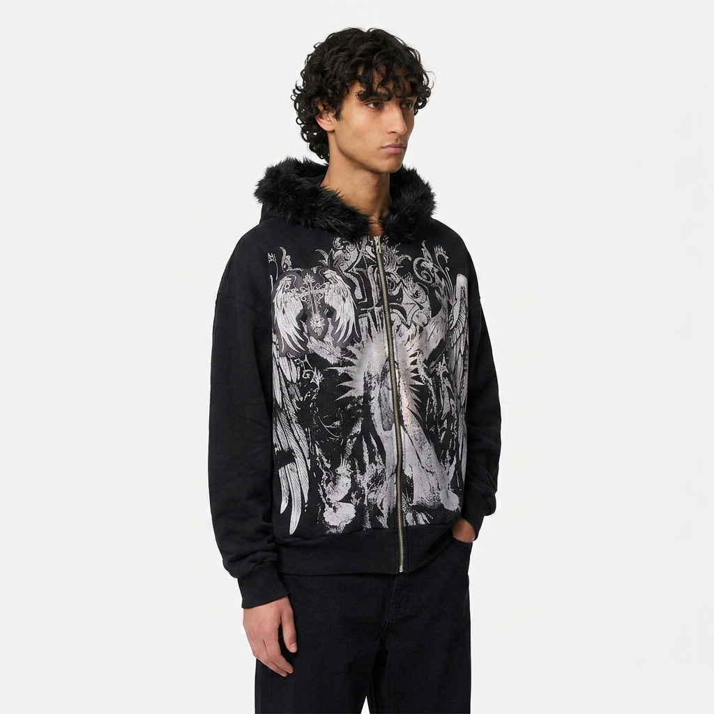 Sudadera ojo rojo Y2K VIRGEN