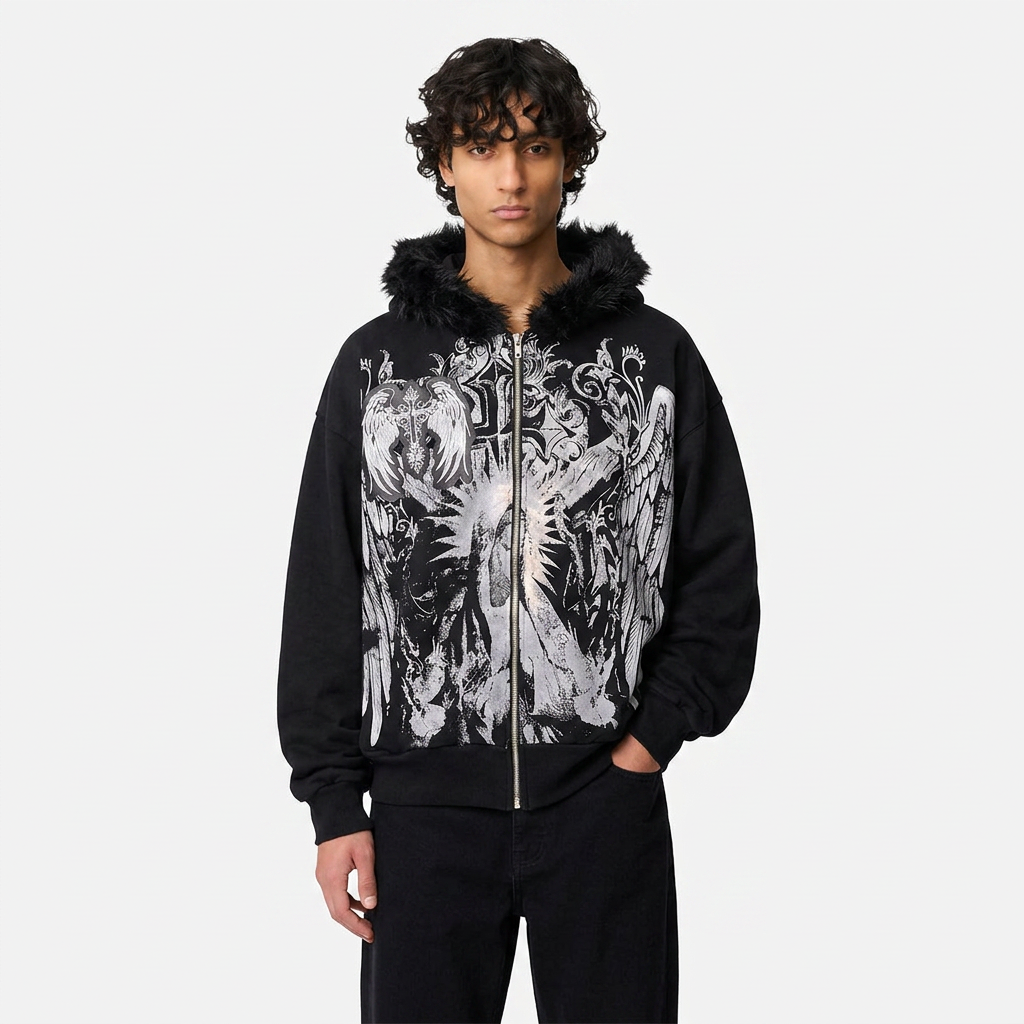Sudadera ojo rojo Y2K VIRGEN