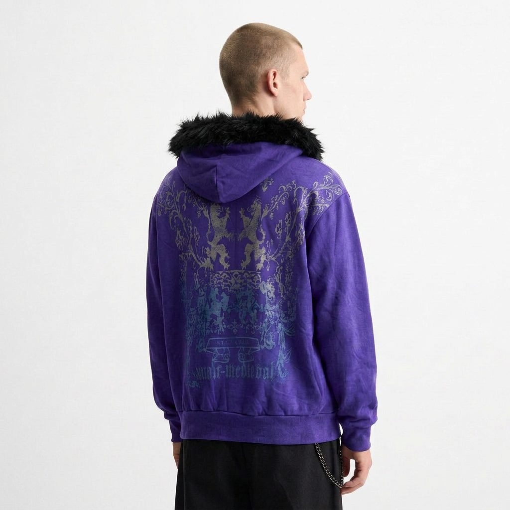SUDADERA OJO ROJO Y2K PELUCHE