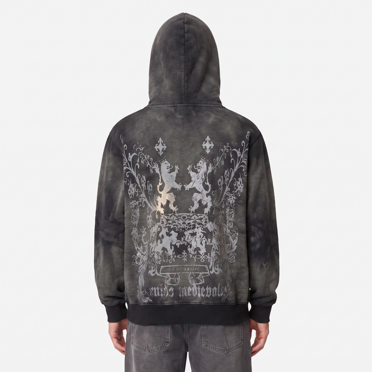 SUDADERA OJO ROJO Y2K DESLAVADA