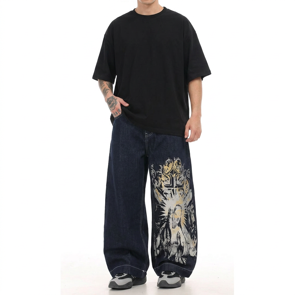pantalon Virgen y2k
