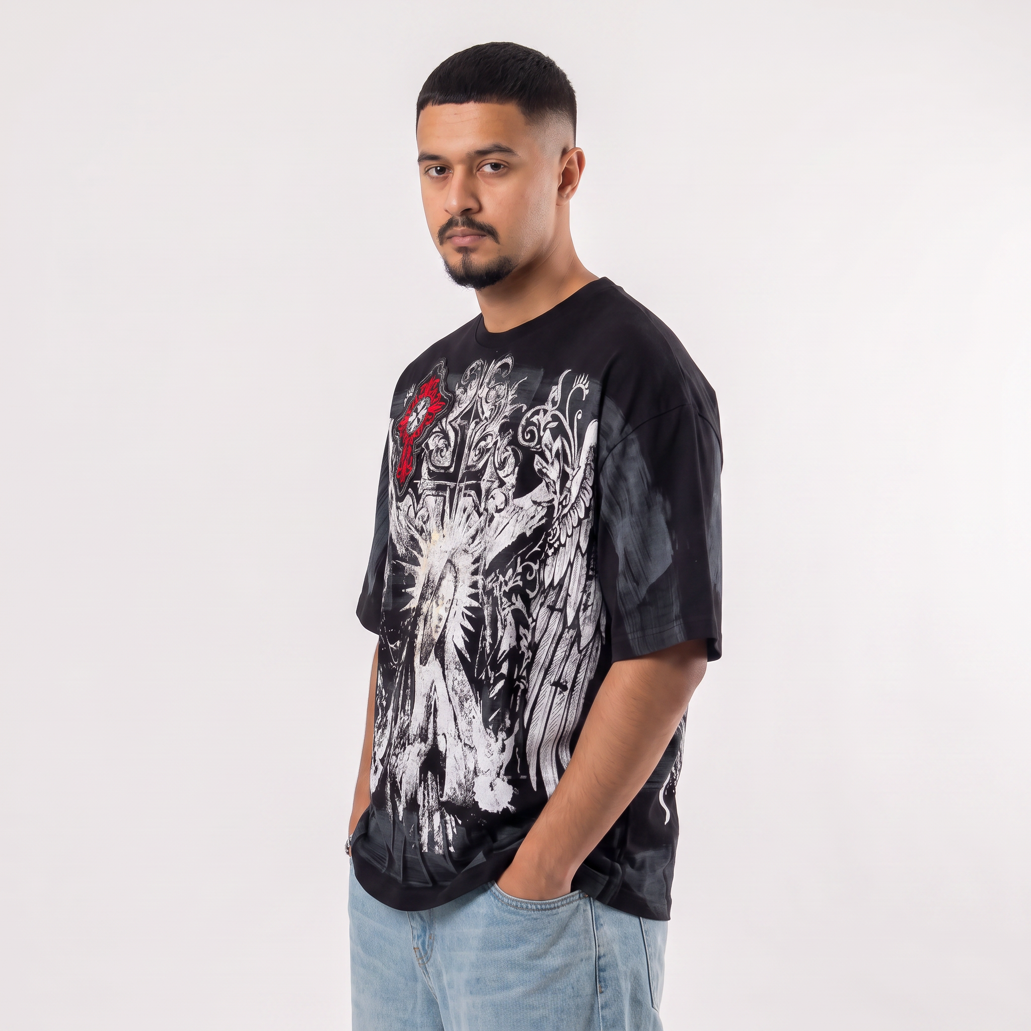 Playera roja VIrgen y2k