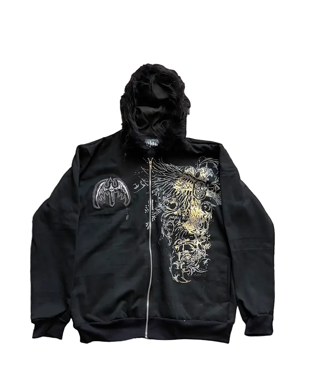 Sudadera Y2K Peluche Deslavado