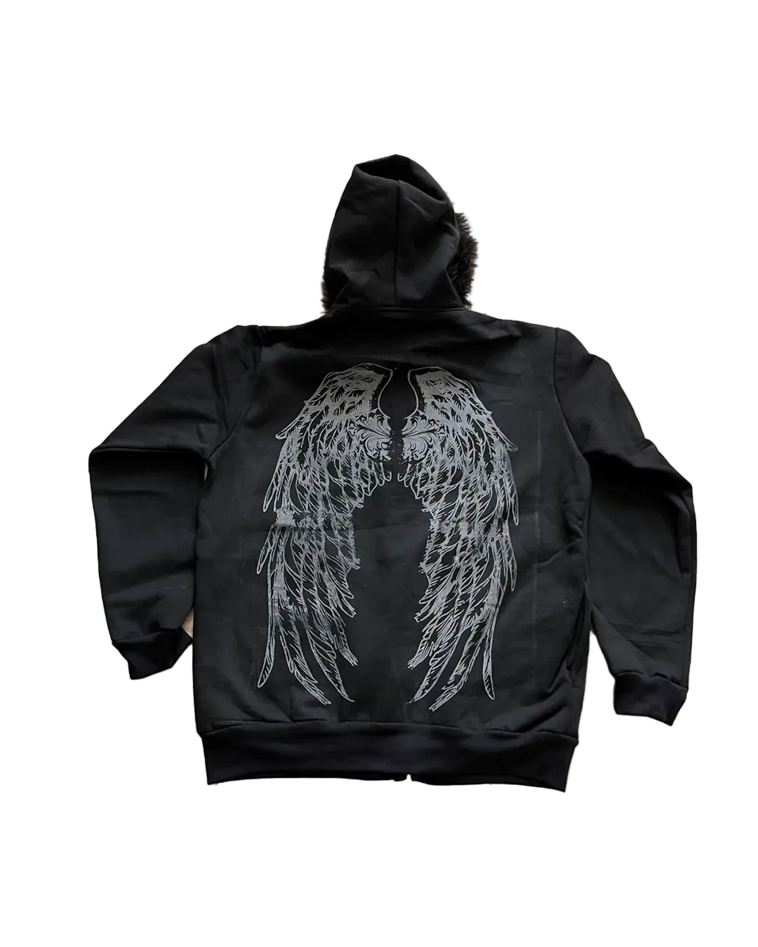 Sudadera Y2K Peluche Deslavado